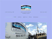 Tablet Screenshot of earthandseafishmarket.com